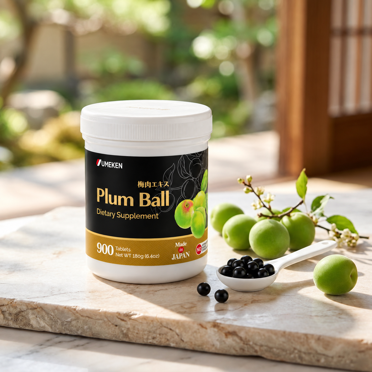 Umeke Ball ウメケボール Plum Ball (180g) / 3 mth supply (900 balls)