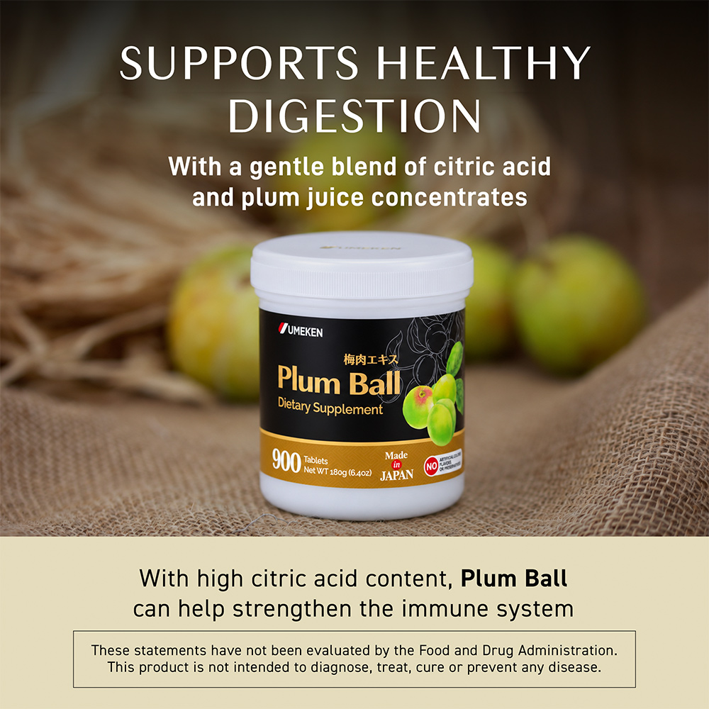 Umeke Ball ウメケボール Plum Ball (180g) / 3 mth supply (900 balls)