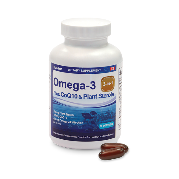 Omega3 CoQ10 1 mth supply 60 tablets